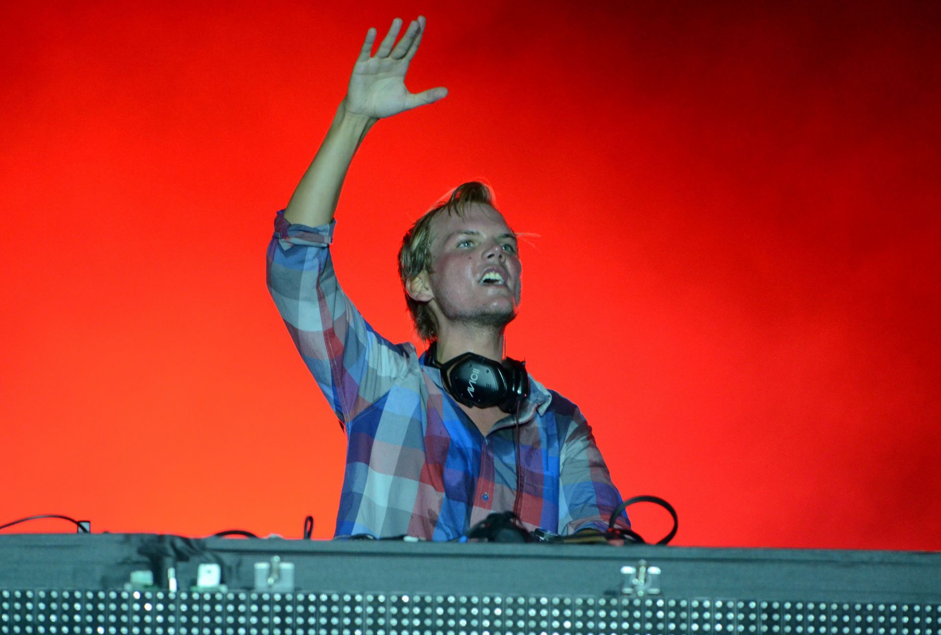 Avicii performs during the Ultra Music Festival at Bayfront Park Amphitheater on March 24, 2012 in Miami, Florida. (Photo by Jason Nevader/WireImage)