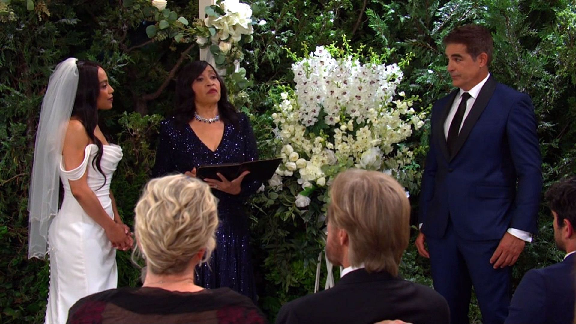 Jada and Fake Rafe&#039;s non-wedding. | Image Source: Peacock