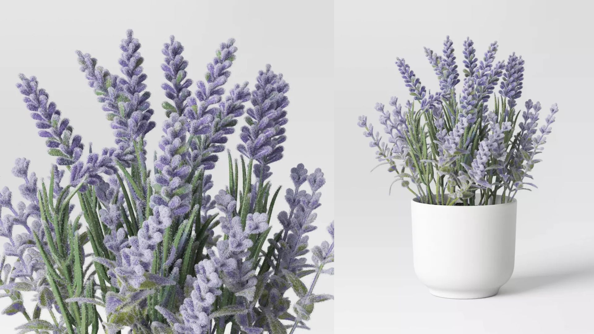 Lavender Floral Artificial Arrangement (Image via Target)