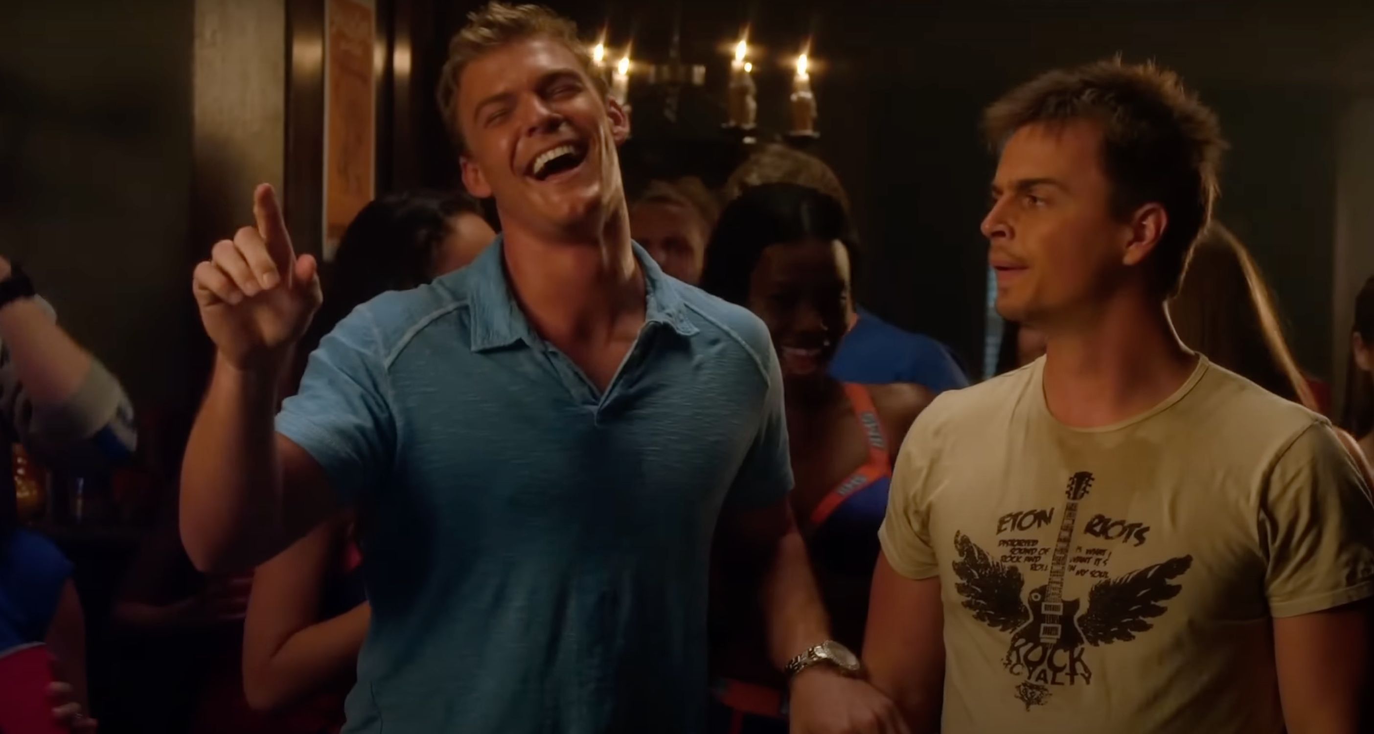 Alan Ritchson as Thad Castle in Blue Mountain State via Blue Mountain State Youtube