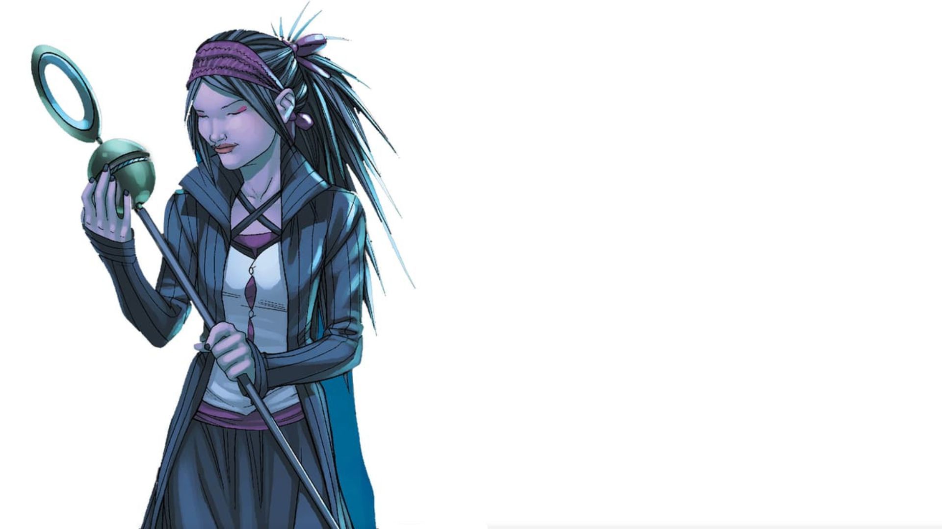 Nico Minoru holding the Staff of One | Image Source: Marvel