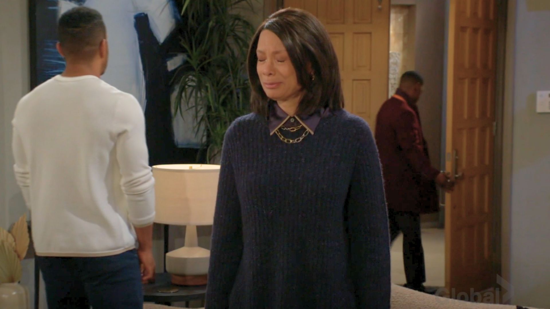 Damian walks out on Amy and Nate on The Young and the Restless | Image: CBS