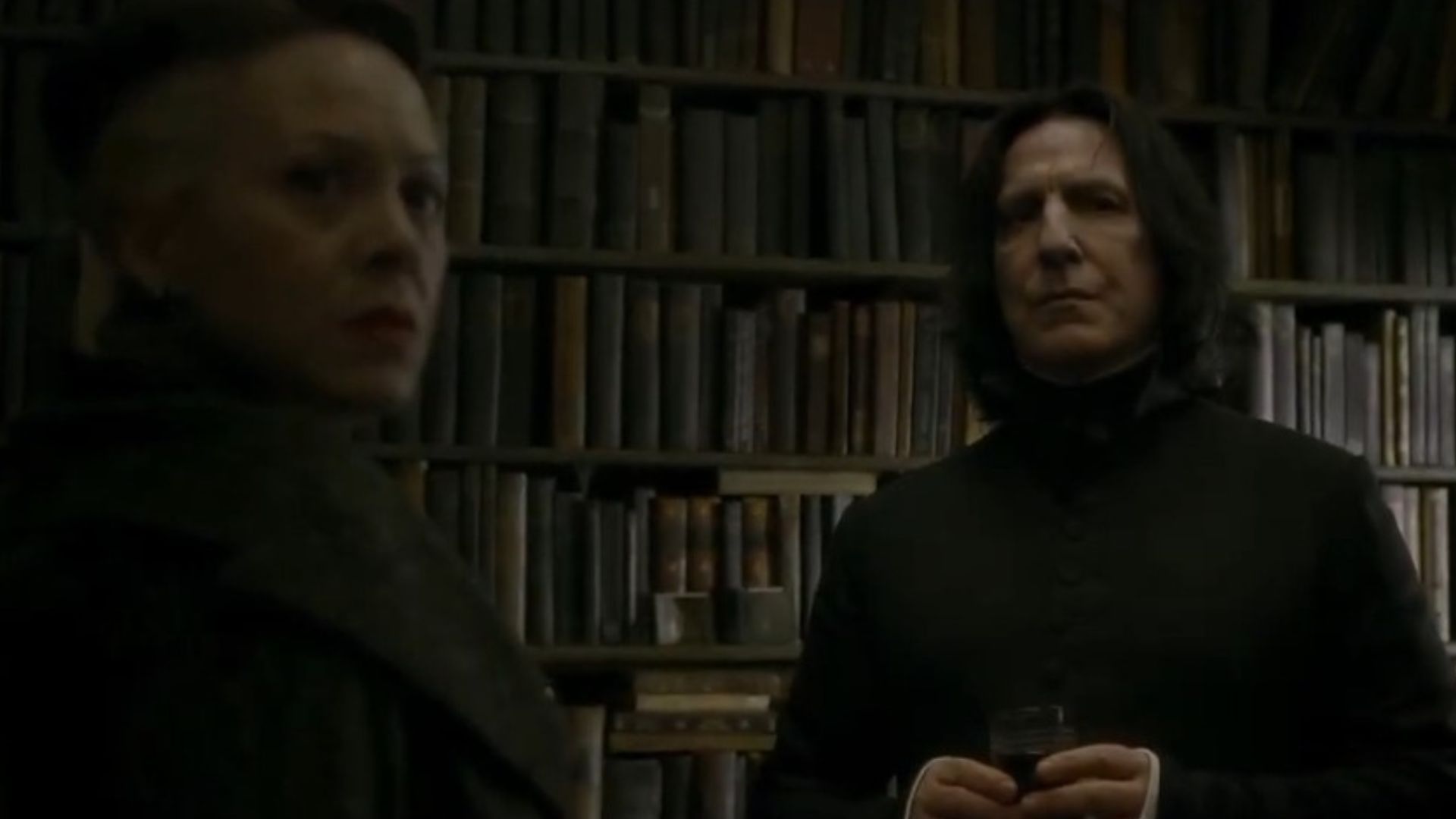 Severus Snape and Narcissa Malfoy in Harry Potter and the Half-Blood Prince | Image via: Warner Bros. Pictures