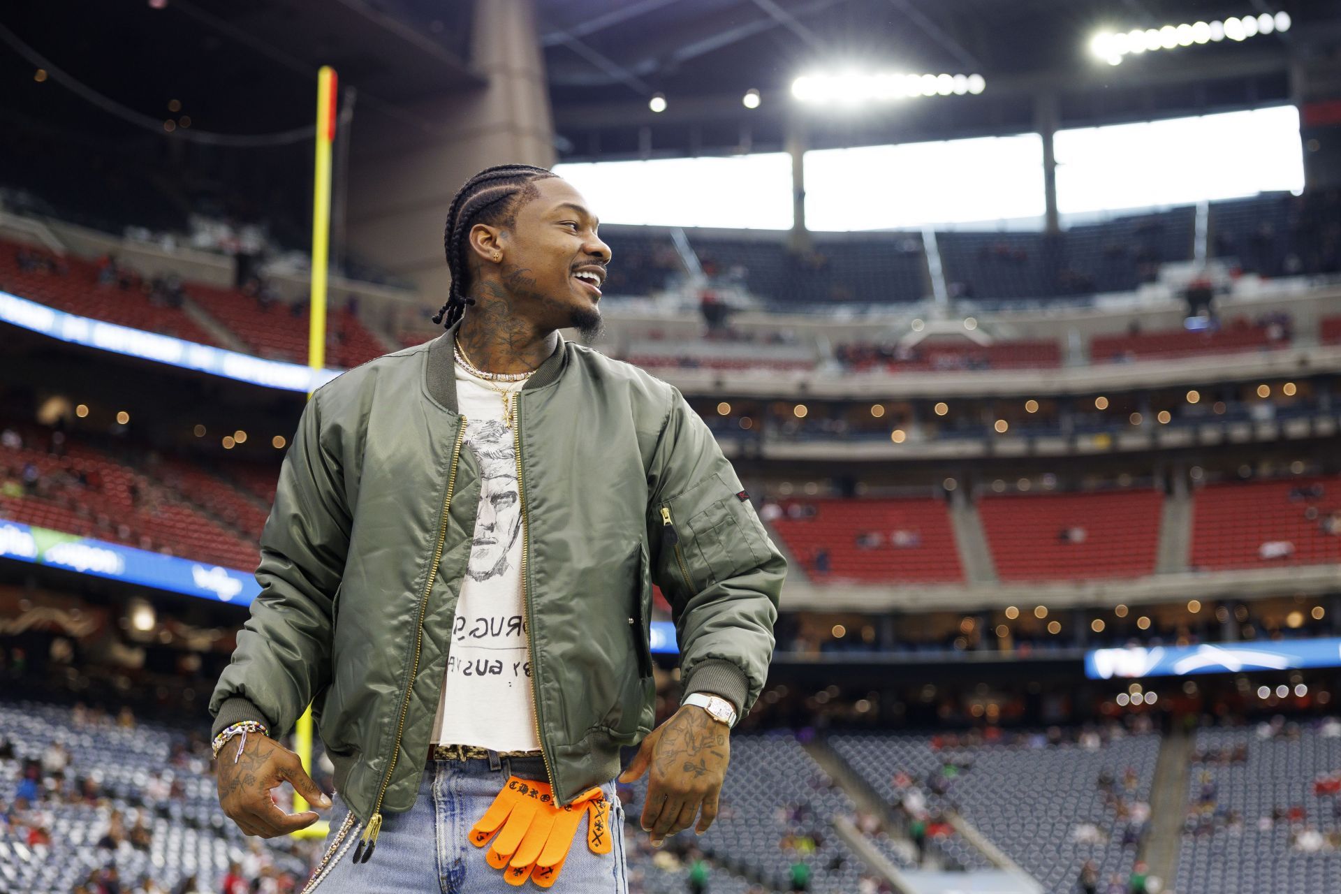 Stefan Diggs at Baltimore Ravens v Houston Texans (Image via Getty)