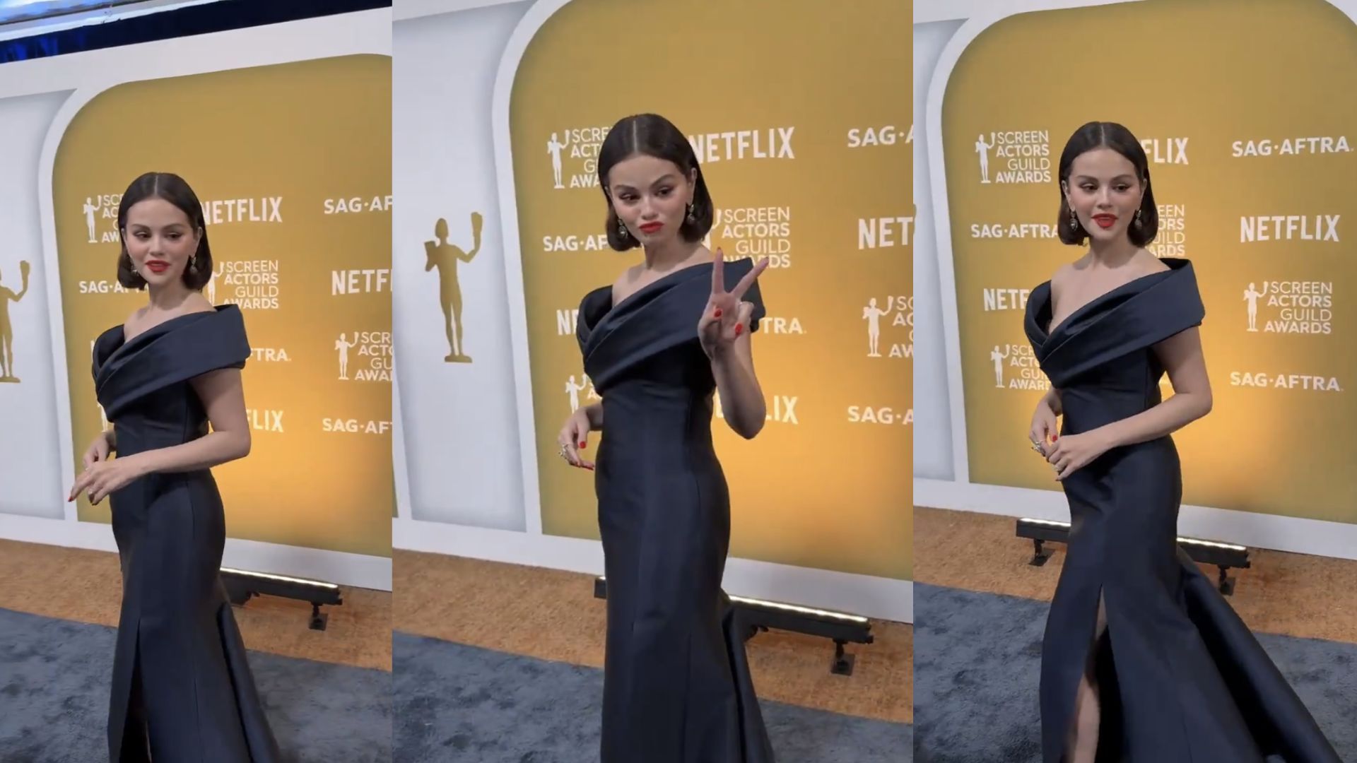 Selena Gomez&rsquo;s look at the 2025 SAG Awards 