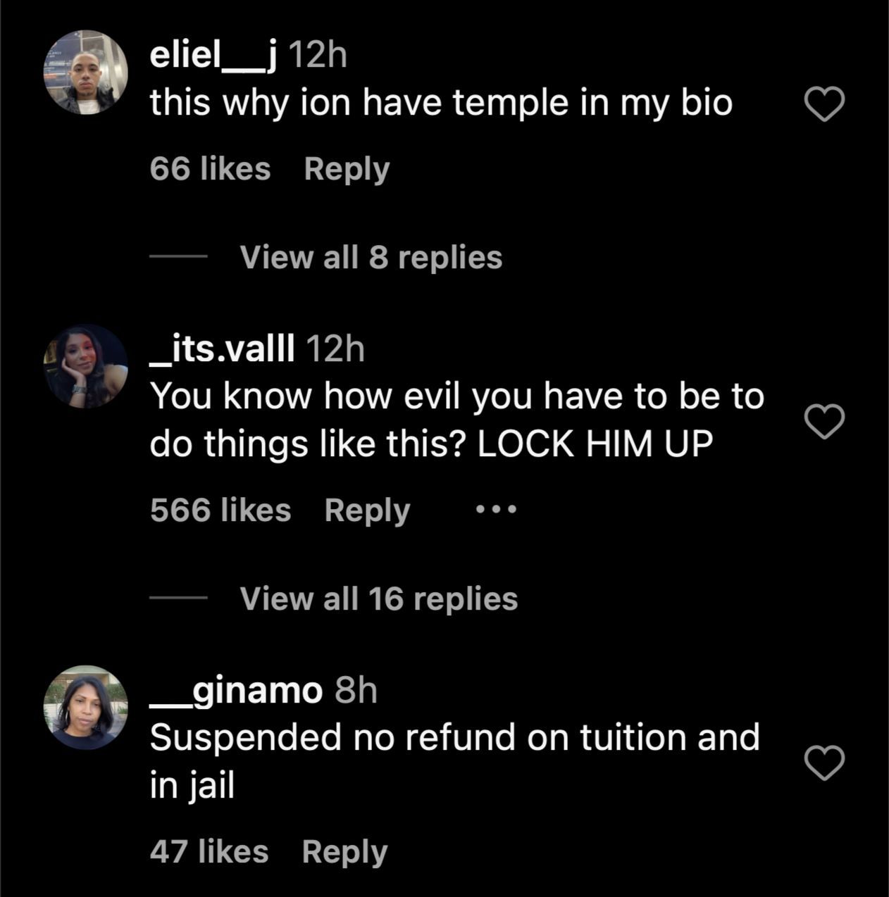 Netizens weigh in on Temple University student impersonating ICE agents (Image via Instagram/@theshaderoom)