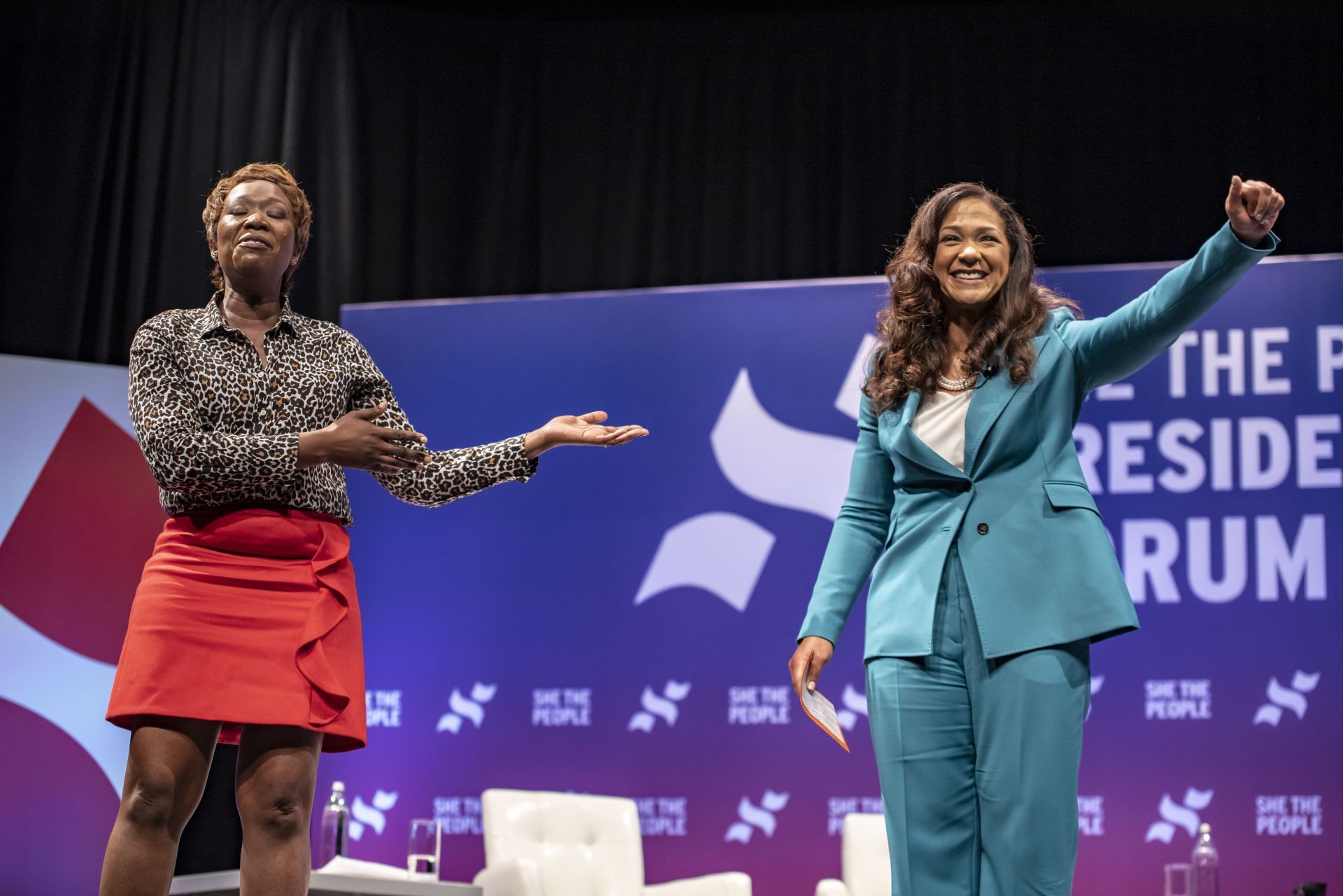 Democratic Presidential Candidates  Attend &quot;She The People&quot; Forum In Houston - Source: Getty