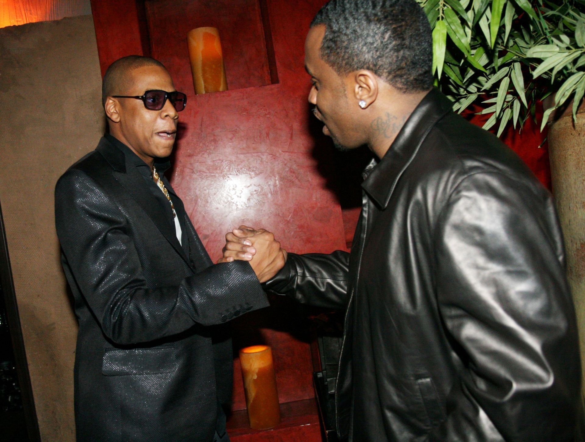 2007 NBA All-Star in Las Vegas -  Jay Z and Lebron James