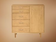 Basic cabinet with doors (Image via Herman Miller)