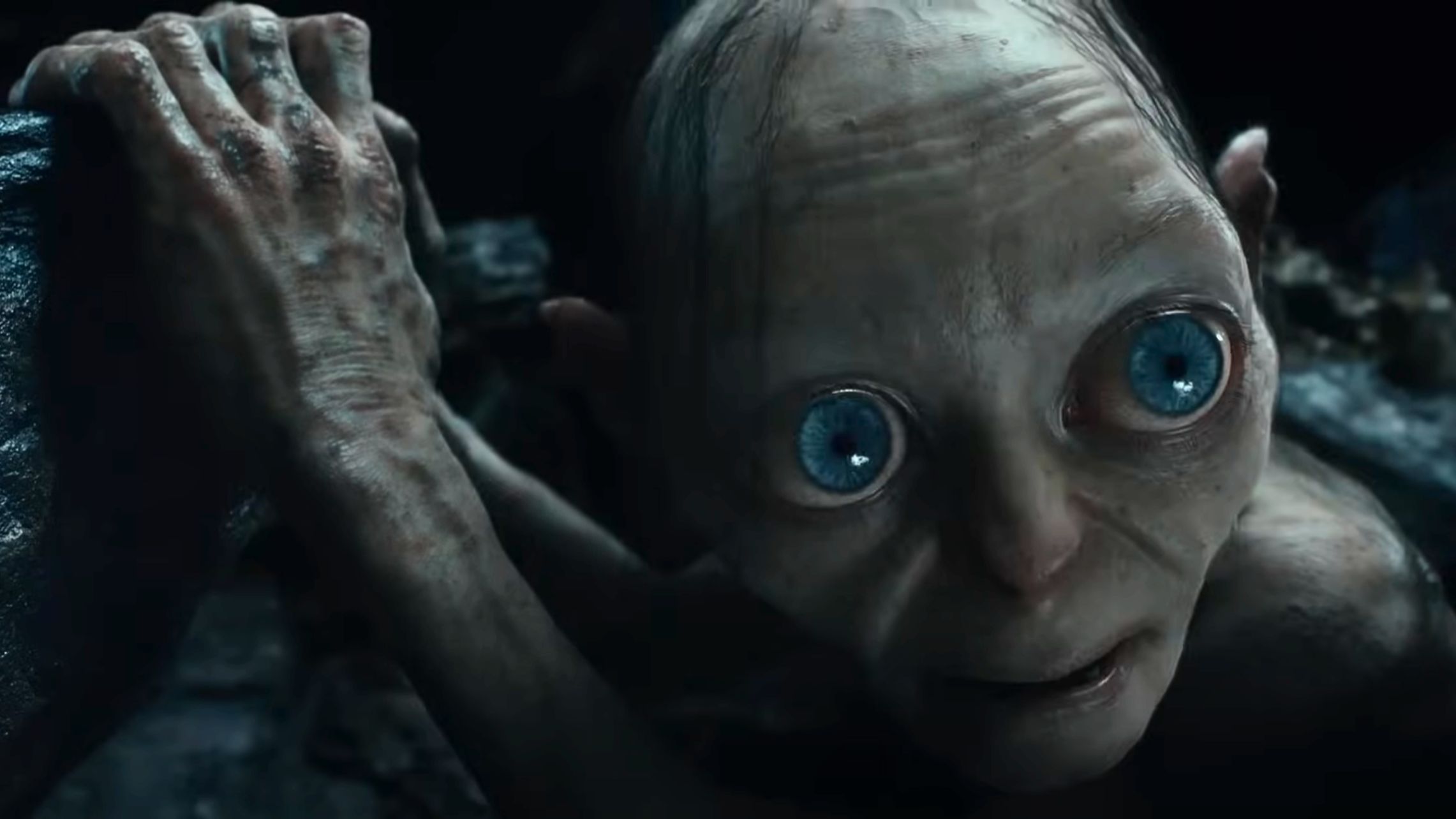 Andy Serkis as Gollum (Image via YouTube/@WarnerBros)