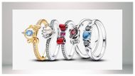 Customers can find a wide range of items, including rings, on the website. (Image via Pandora)