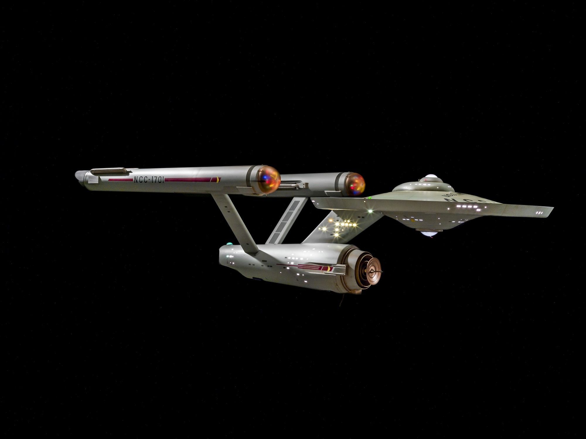 USS Enterprise 1701 model design &ndash; Image via Smithsonian National Air and Space Museum