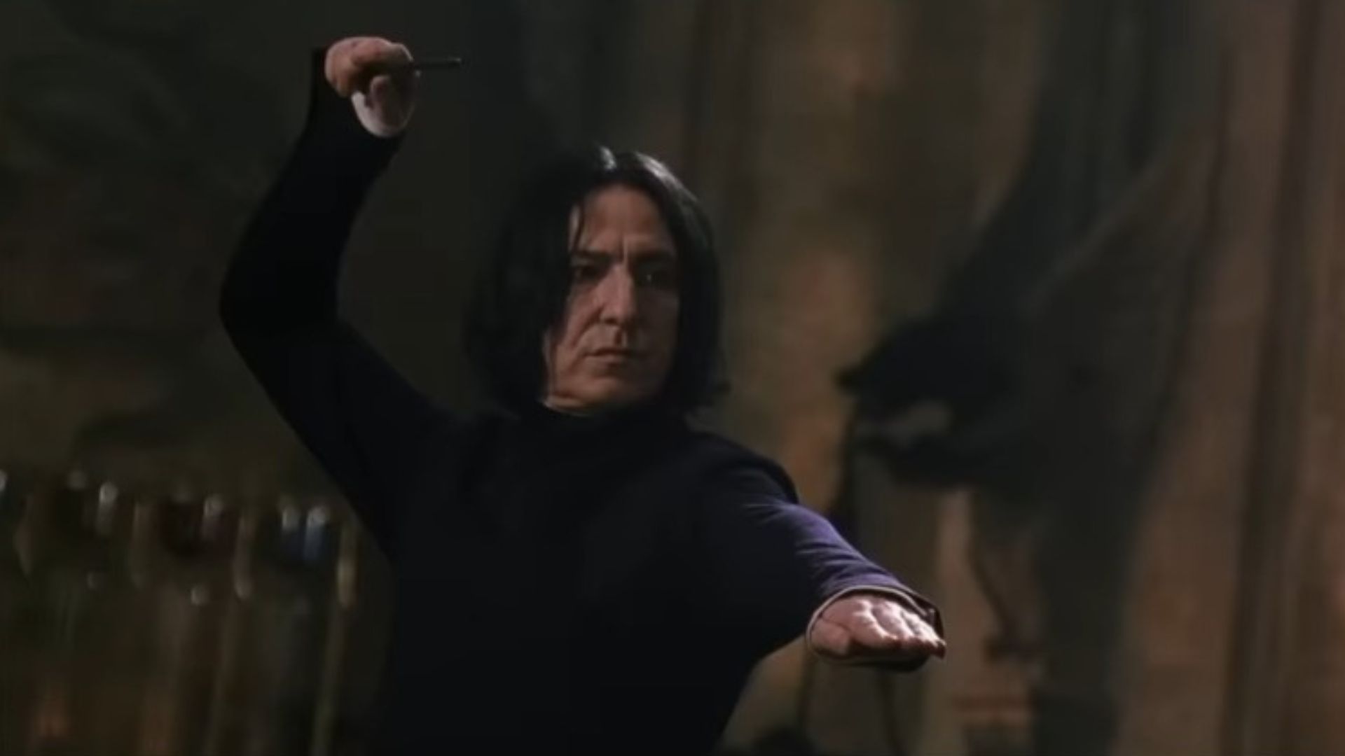 Severus Snape in Harry Potter and the Chamber | Image via: Warner Bros. Pictures