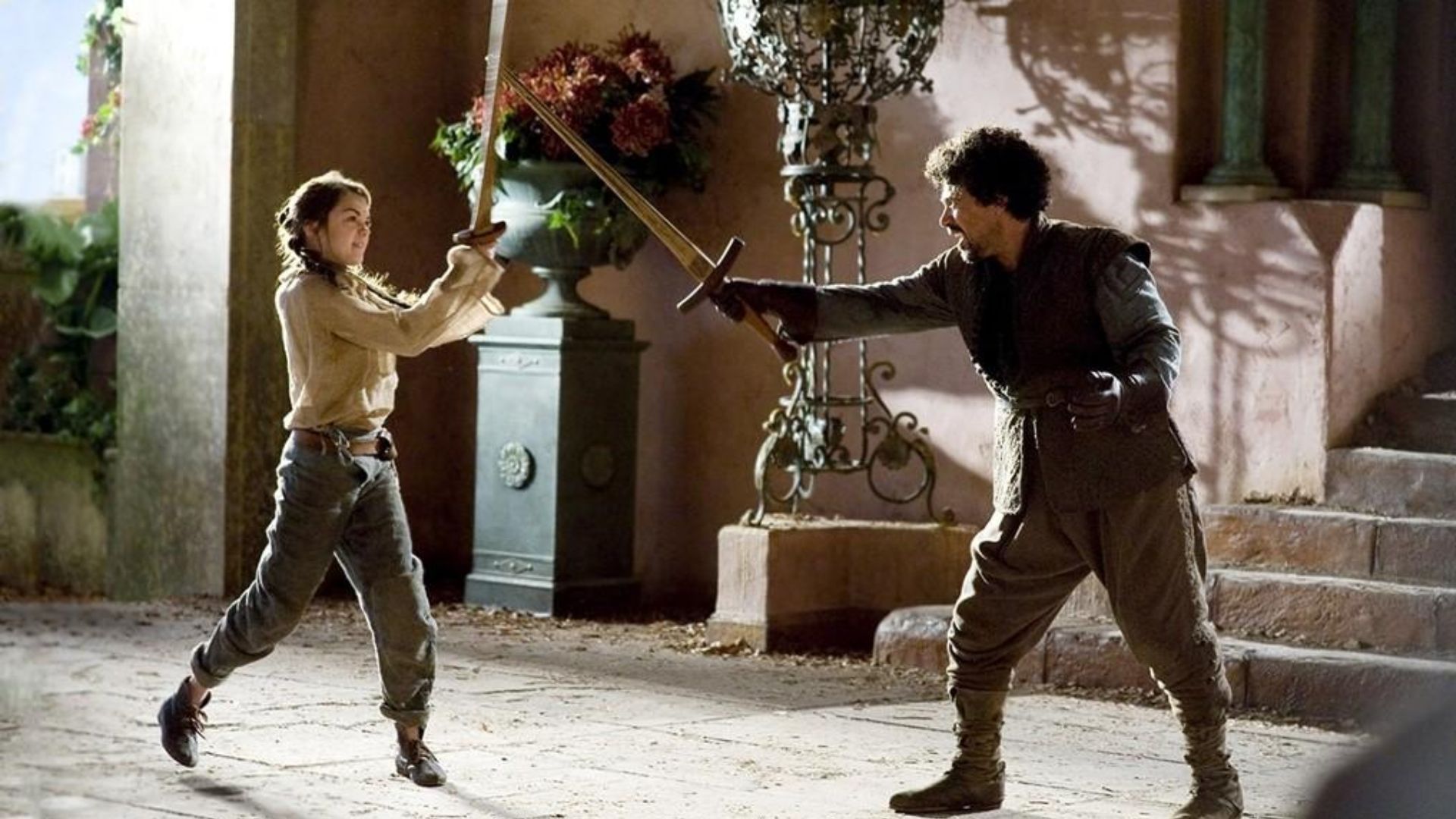 Arya&#039;s First Dancing Lesson | Image via Apple TV