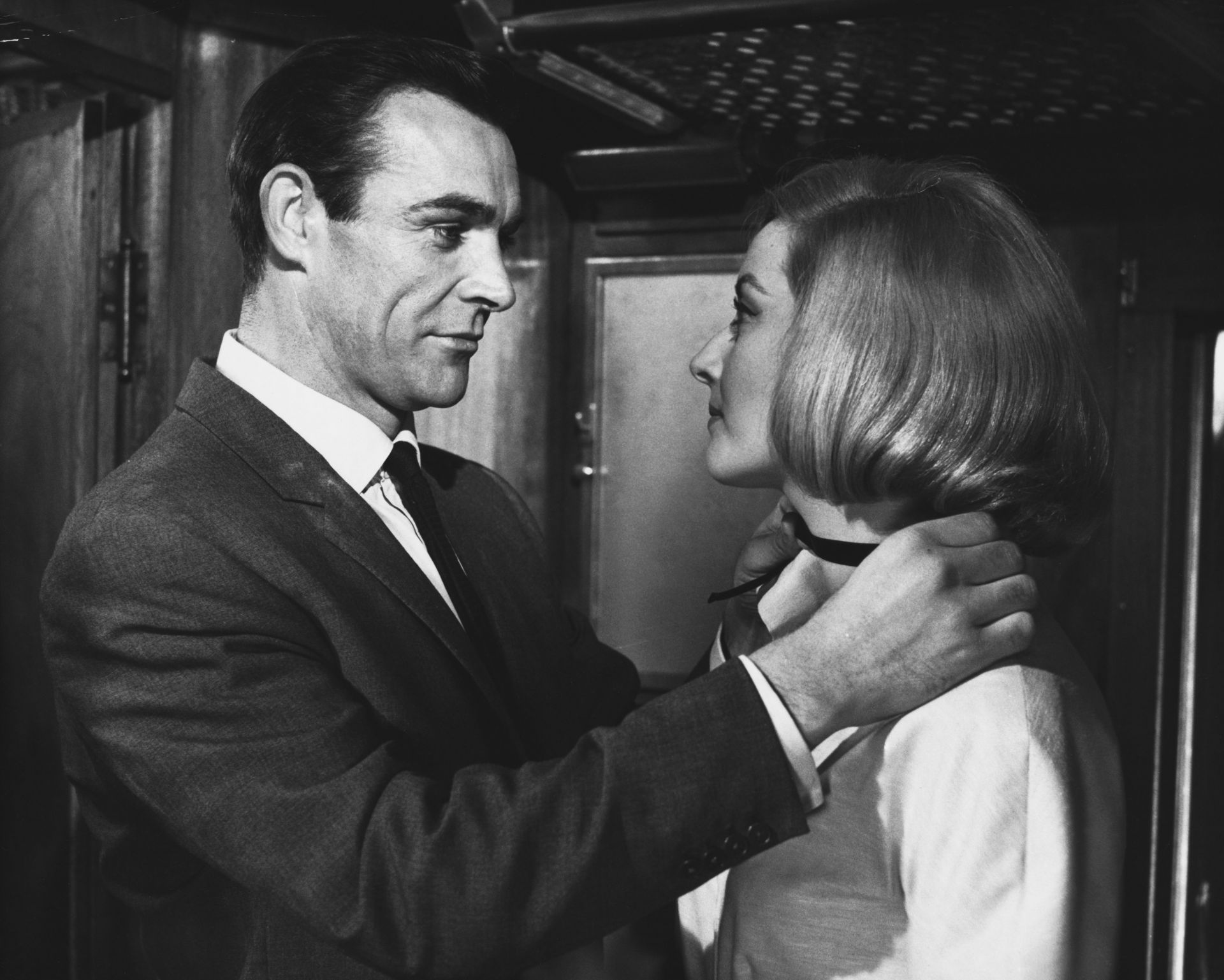 Sean Connery and Daniela Bianchi in From Russia with Love - Source: Getty