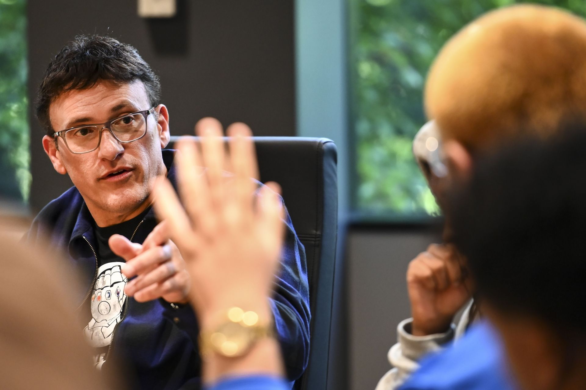 Avengers director meeting with area teens at Best Buy - Source: Getty