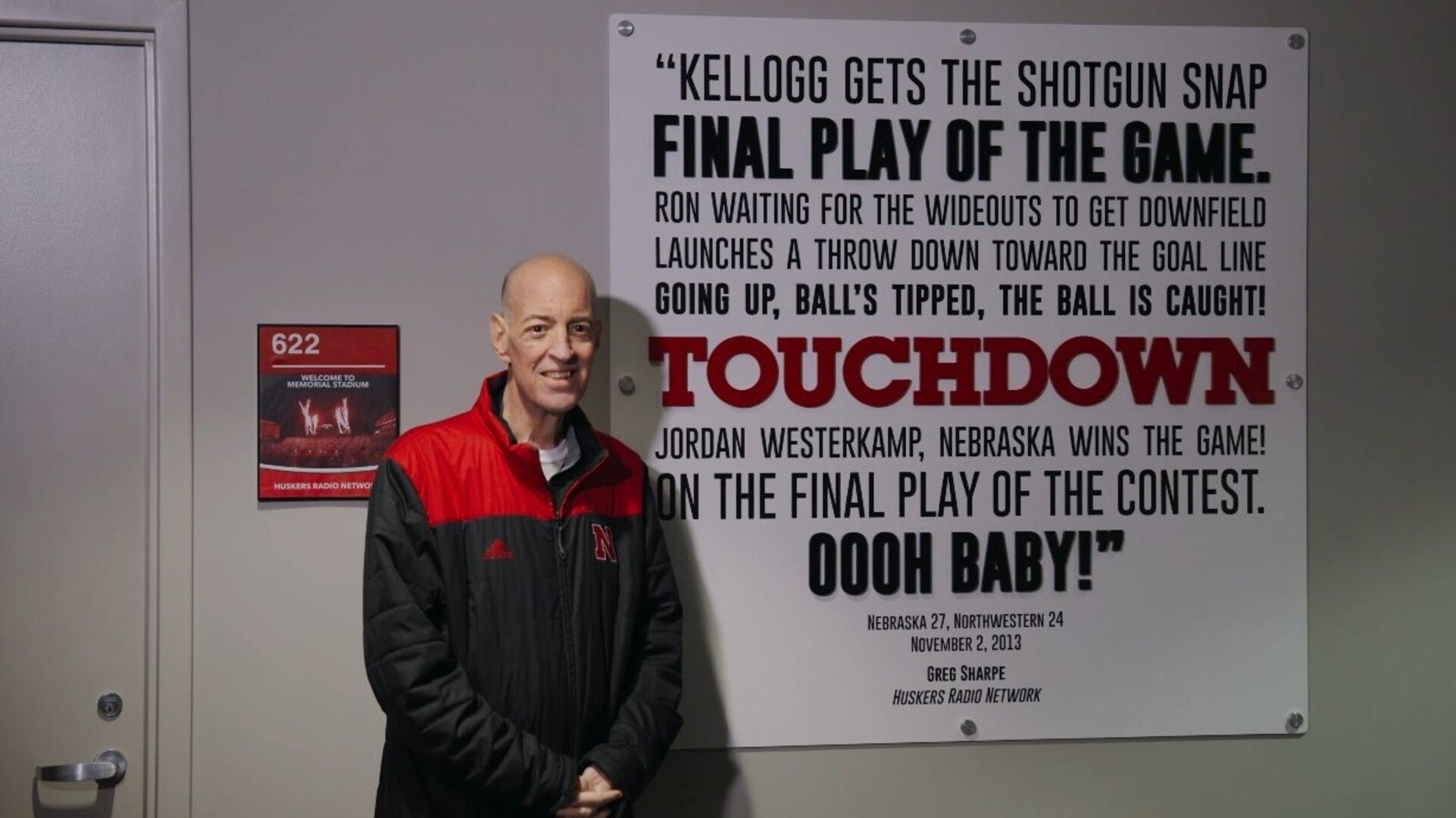 Greg Sharpe has passed away a year after getting diagnosed with cancer (Image via YouTube/Nebraska Huskers)