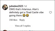 Fan reactions to Alan Ritchson and Joshua Horowitz's funny encounter | Image source: Instagram