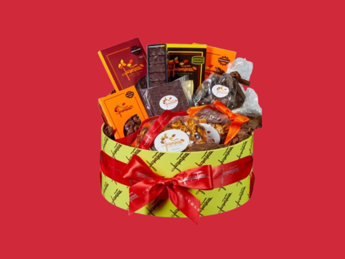 Jacques Torres Assorted Chocolate Small Hat Box (Image via Costco)