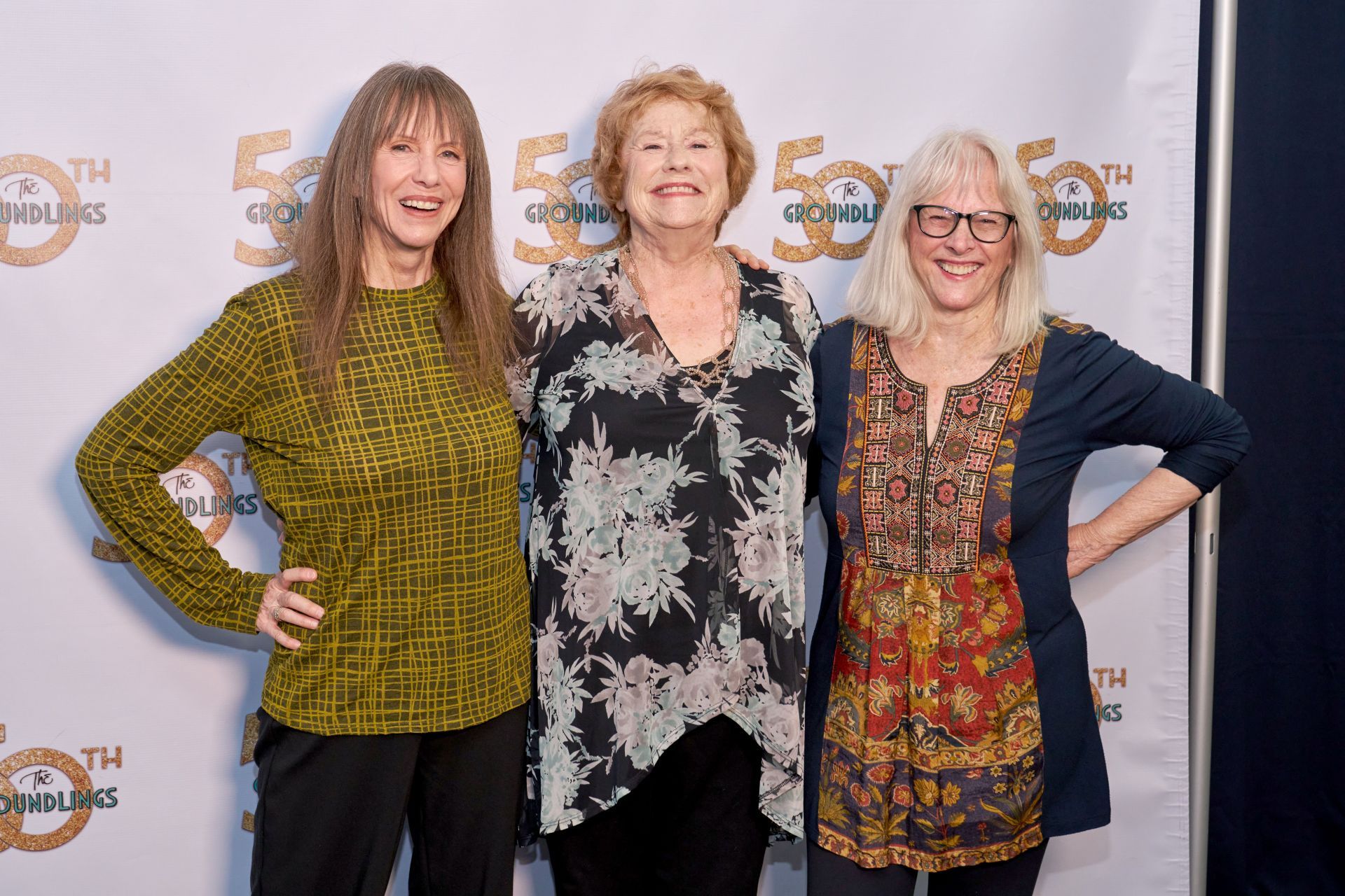 Laraine Newman, Lynne Marie Stewart, and Tracy Newman at The Groundlings Theater. (Image via Getty)