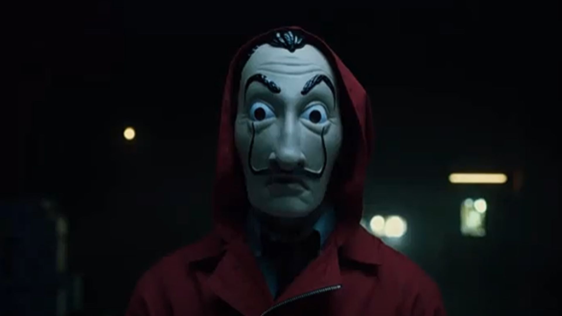 The Professor&#039;s Final Speech in Salvador Dali Mask | Image via Netflix