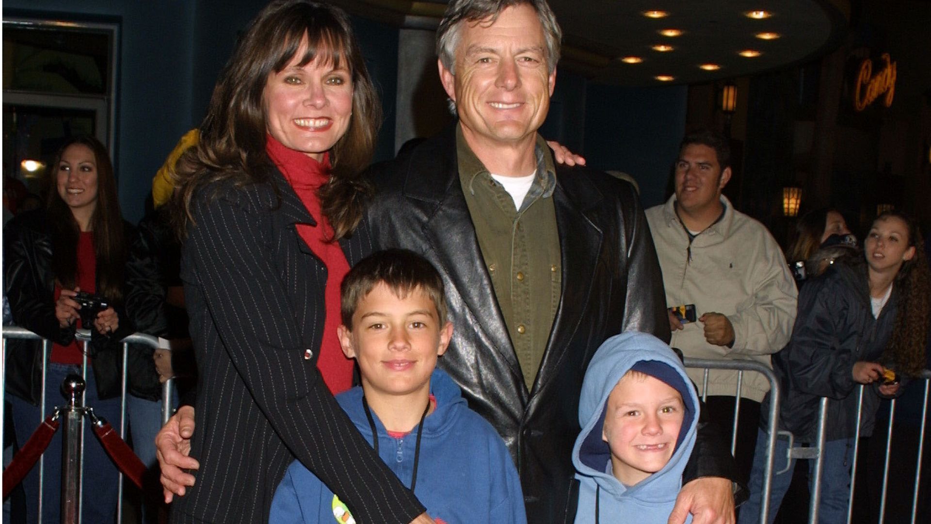 Hank Northrop (left) as a child with his parents and brother, Grady | Image: JPI Studios