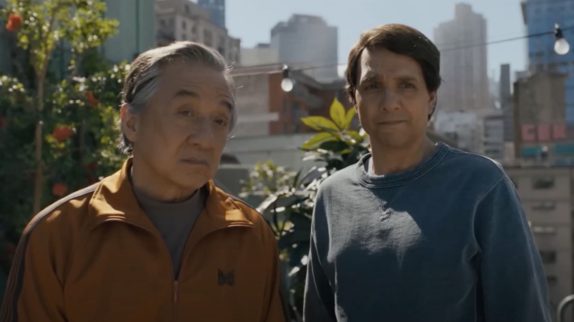 Mr. Han and Daniel LaRusso in &#039;Karate Kid: Legends&#039; | Image via @Youtube/SonyPicturesEntertainment