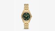 Mini Harlowe Pavé Gold-Tone Watch