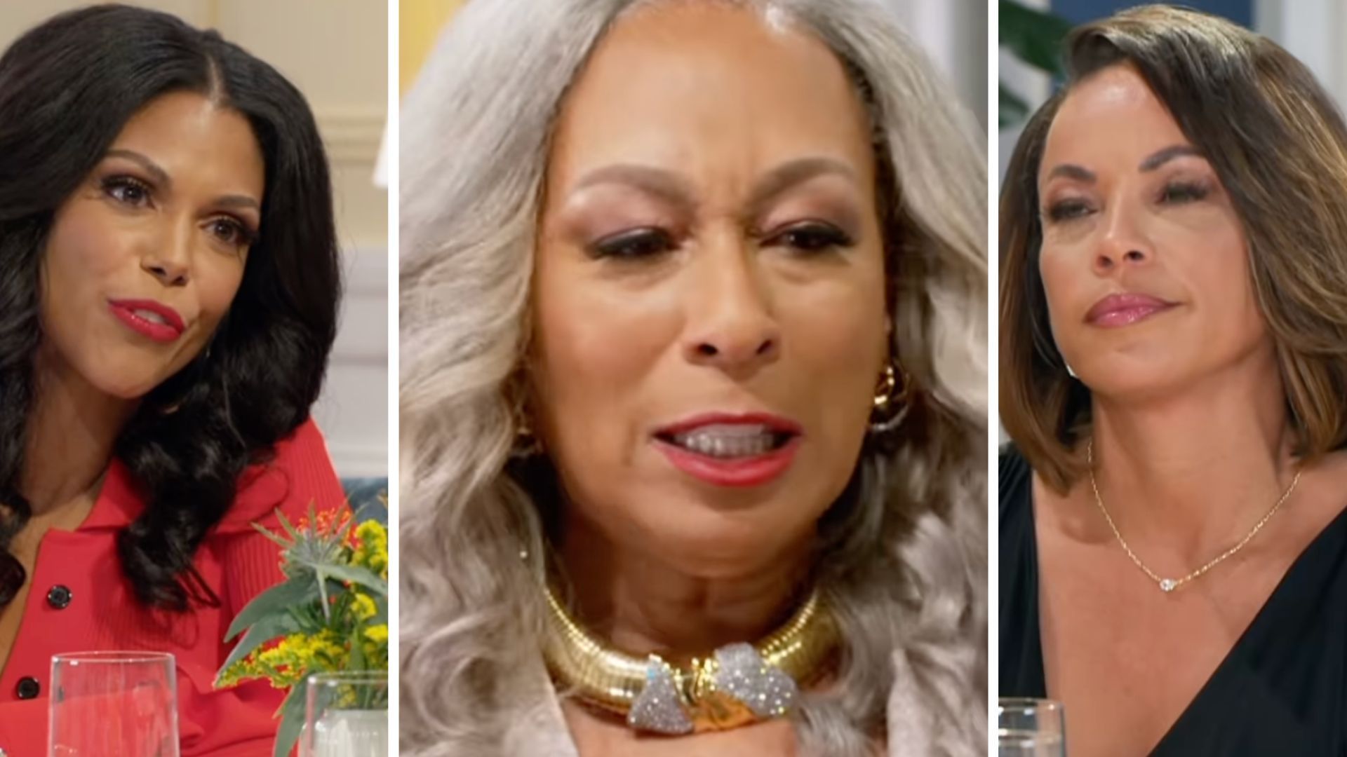 Karla Mosley, Tamara Tunie, and Daphne Duplaix as the Dupree Ladies | Image: CBS