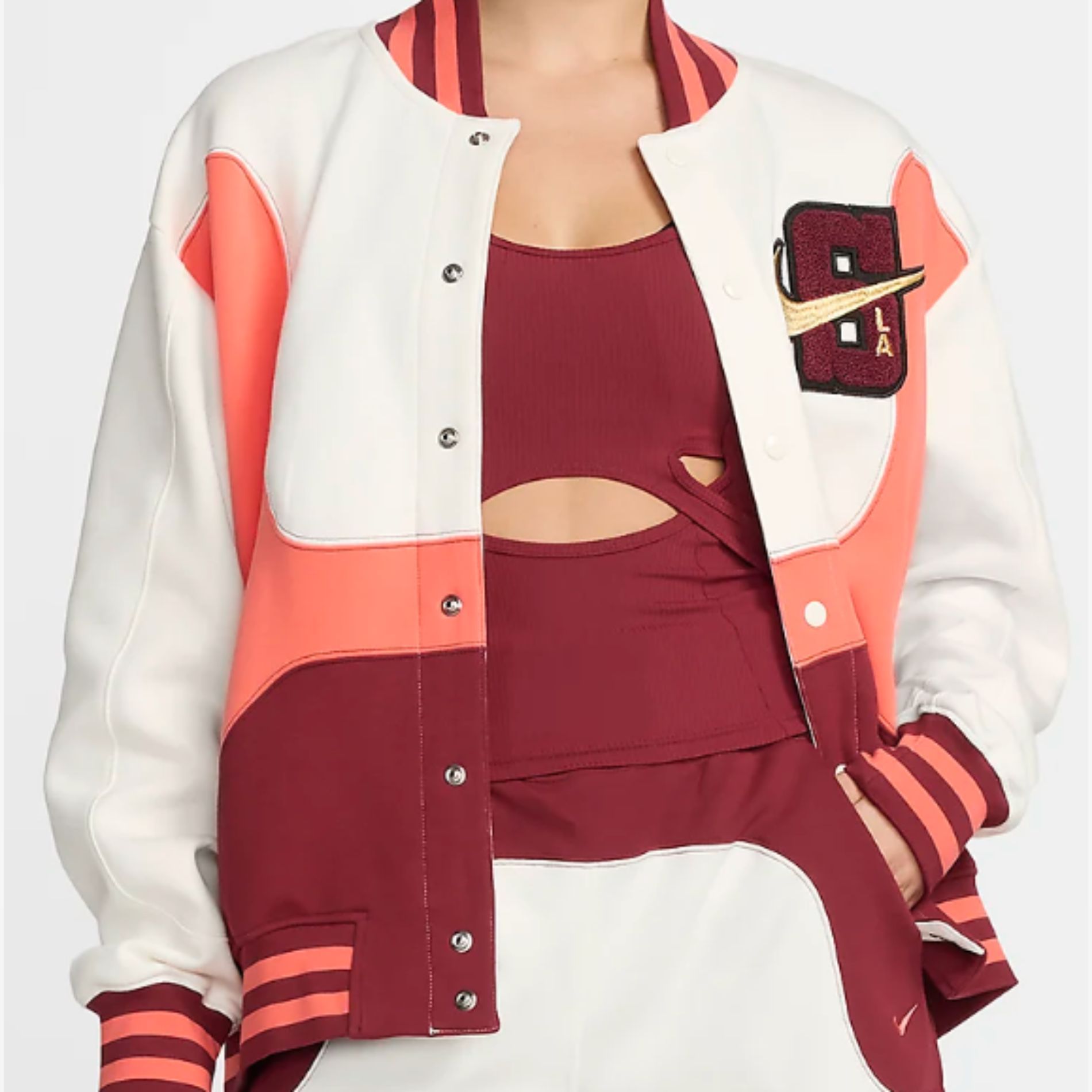 Women&#039;s Oversized Bomber Jacket (Image via Nike)