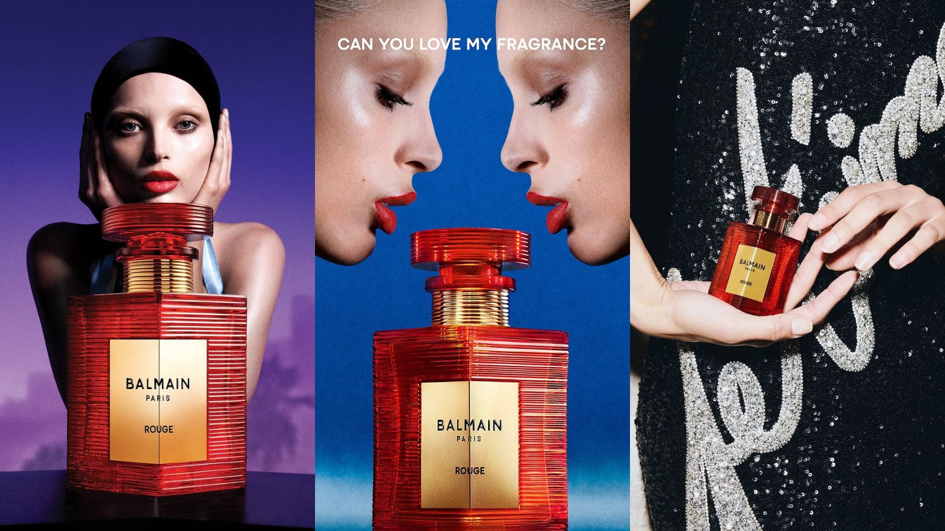  &ldquo;Rouge De Balmain&rdquo; Fragrance (Image via Instagram)