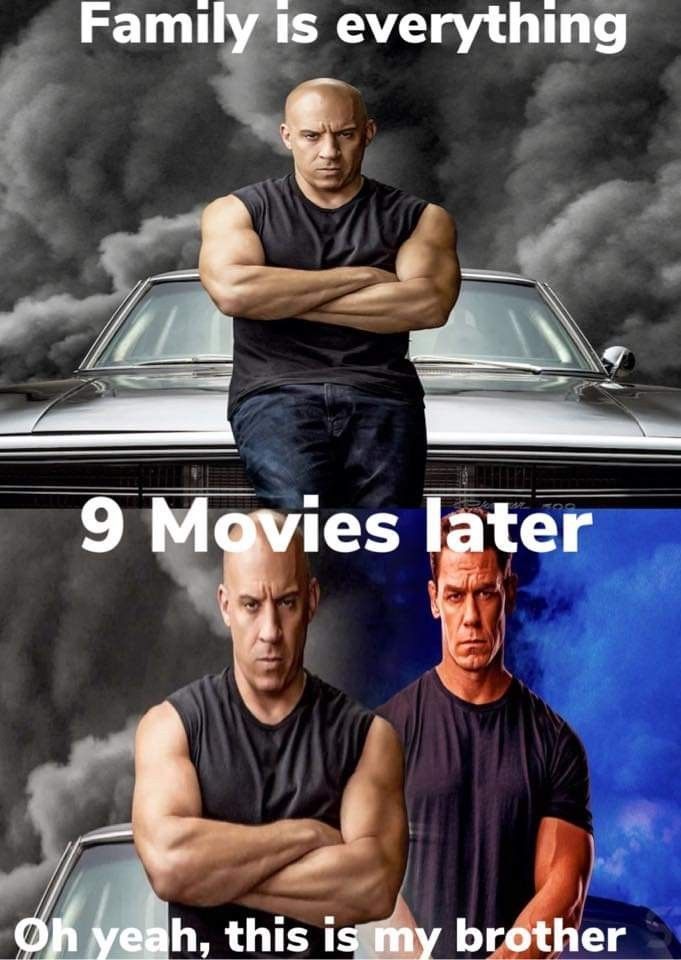 Vin Diesel family memes	