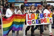 UK - Culture - Gay and lesbian Pride Parade through central London - Source: Getty