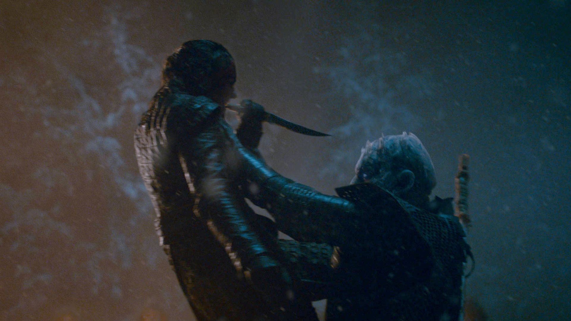 Fight between the Night King and Arya Stark | Image via Prime Video