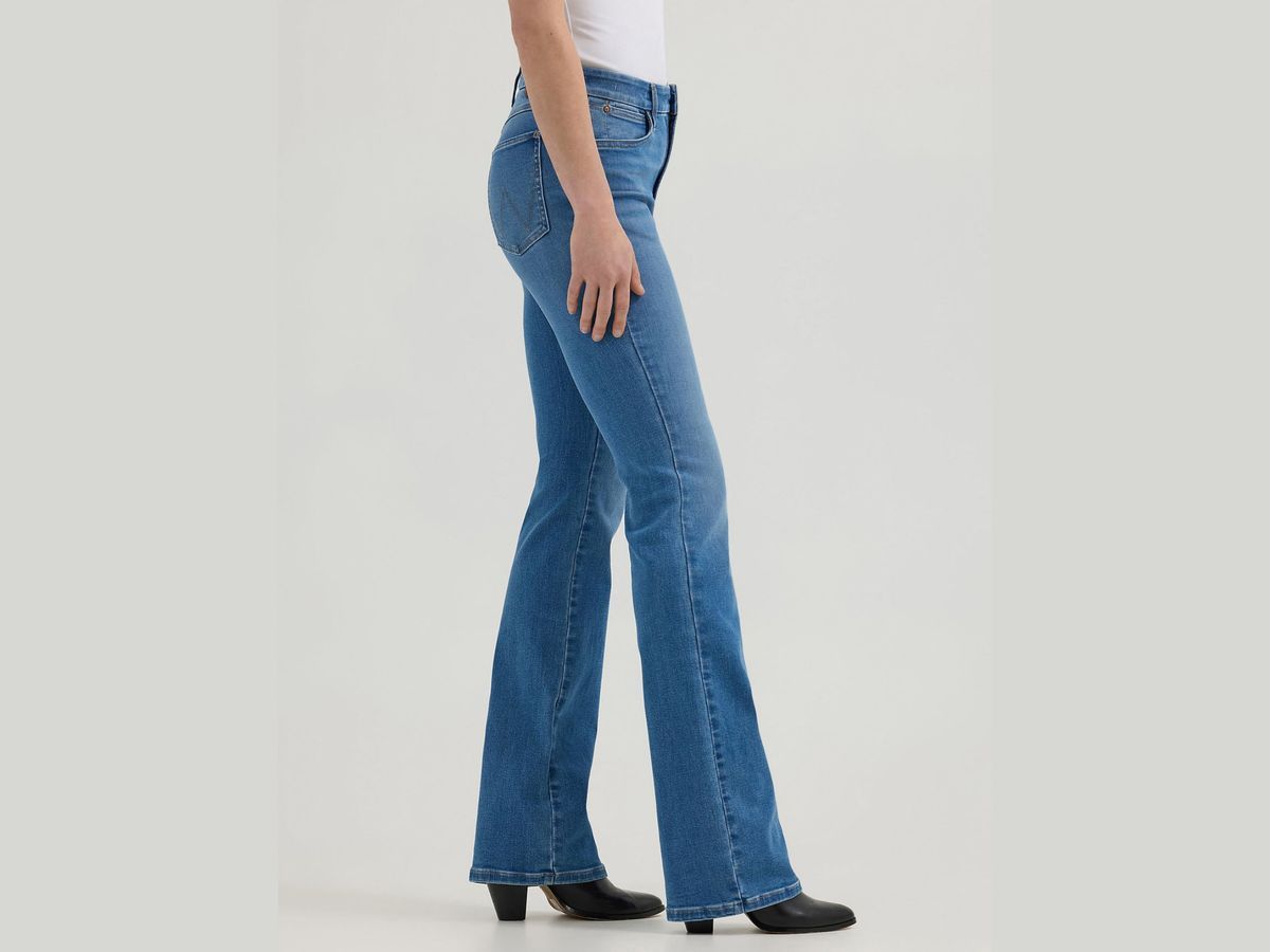 Women&#039;s Bespoke High Rise Bootcut Jeans (image via Wrangler)