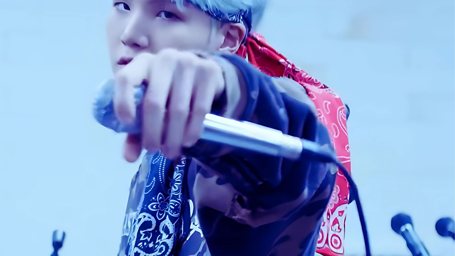 SUGA of BTS mic dropping - from the Mic Drop MV | Source: Hybe Labels on YouTube