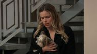 General Hospital's Sasha holding Mavis. | Image Source: Hulu