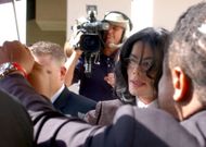 Michael Jackson Leaves after his Arraignment - April 30, 2004 - Source: Getty