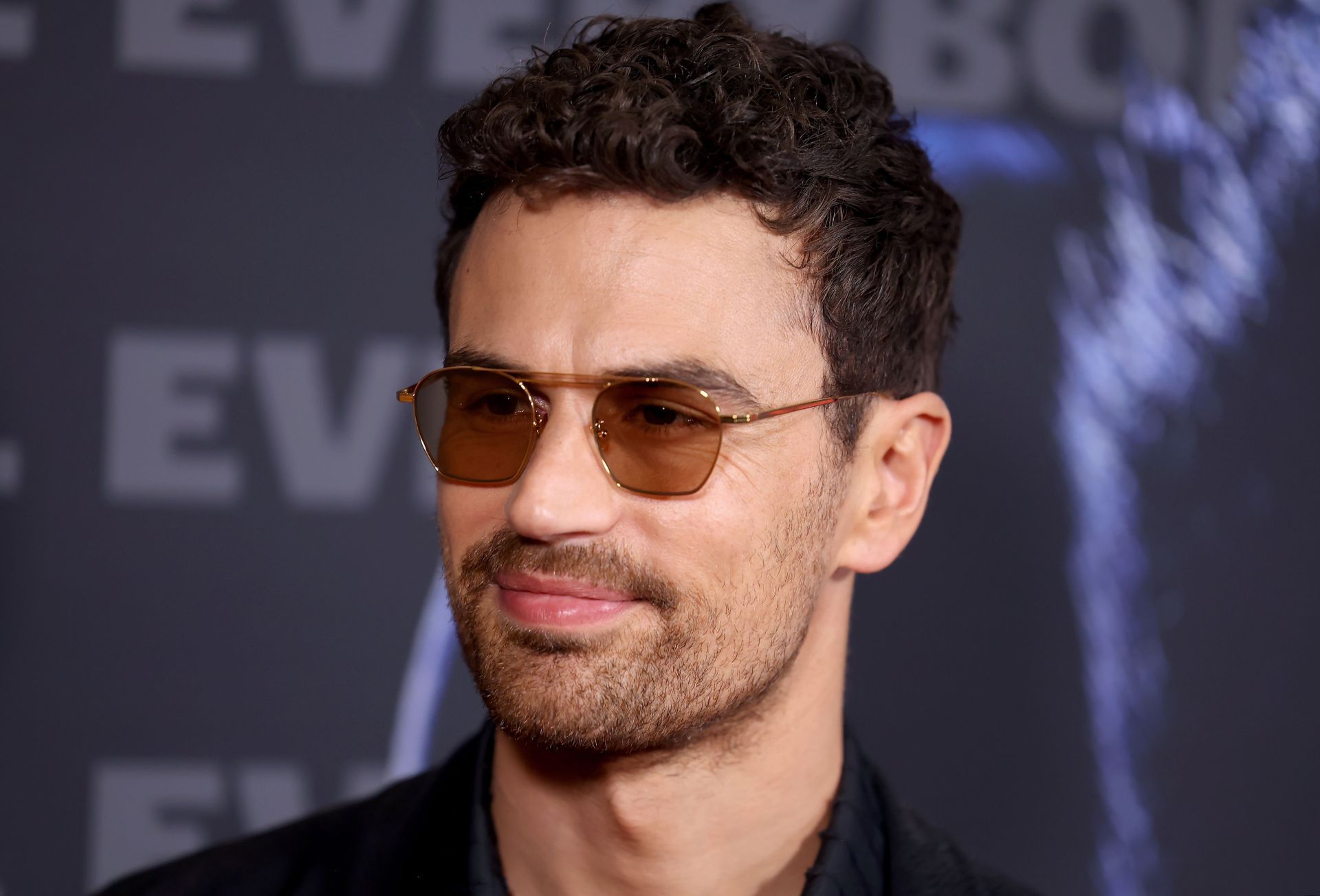 Theo James at Los Angeles Premiere Of Neon&#039;s &quot;The Monkey&quot; Image via Getty.