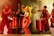 Shakira performs onstage during Shakira: Las Mujeres Ya No Lloran World Tour Kick Off - Rio de Janeiro at Estadio Olímpico Nilton Santos on February 11, 2025 in Rio de Janeiro, Brazil. (Photo by Kevin Mazur/Getty Images for Live Nation)