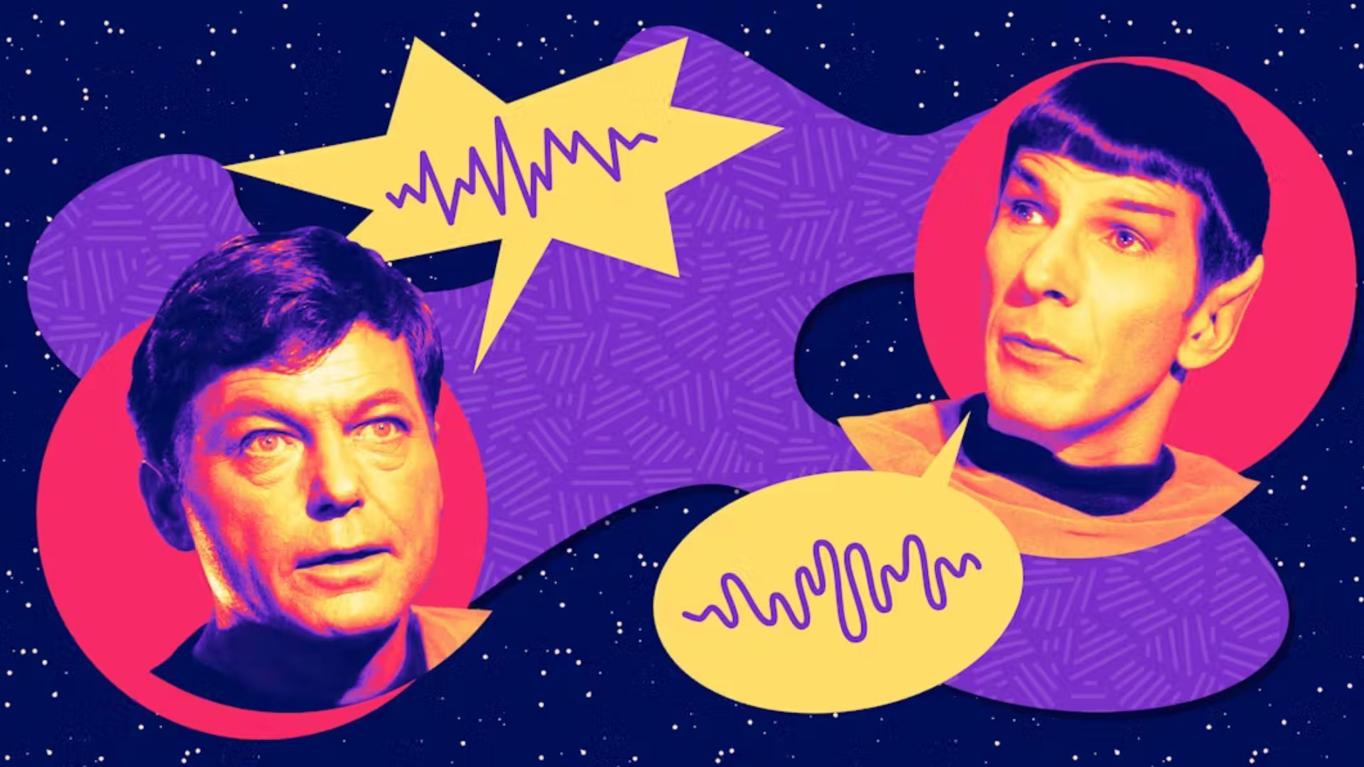 Spock and McCoy from Star Trek The Original Series (Image by startrek.com)