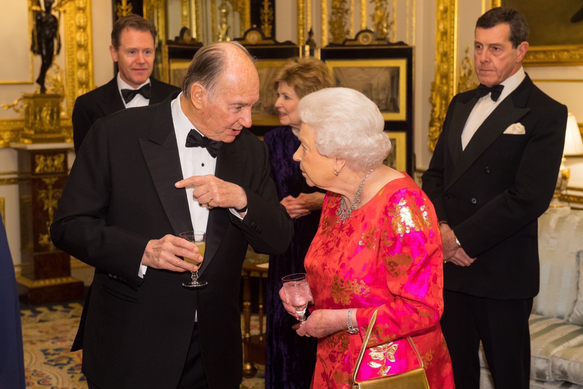 Prince Karim Al-Husseini was a friend of British Royality (Image via Dominic Lipinski/Getty Images)