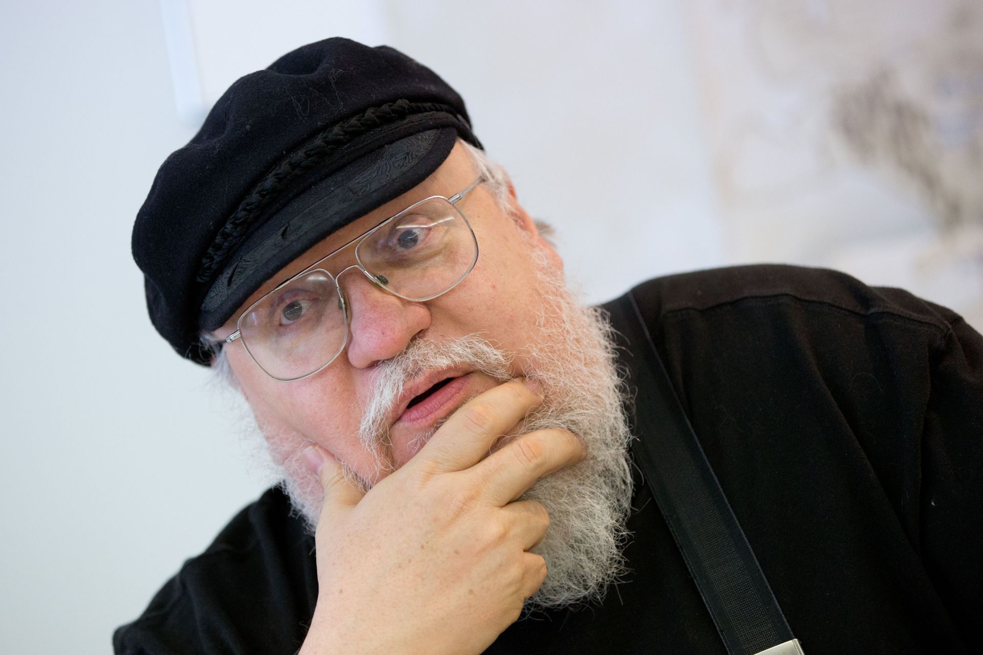 US novelist George R.R. Martin in Hamburg - Source: Getty