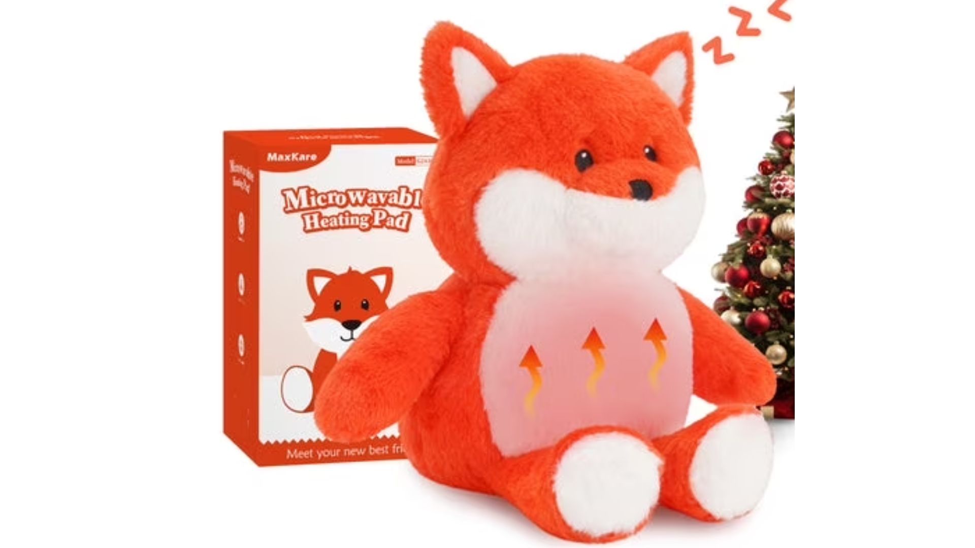 MaxKare Microwavable Heating Pad Heatable Stuffed Animal (Image via Walmart)