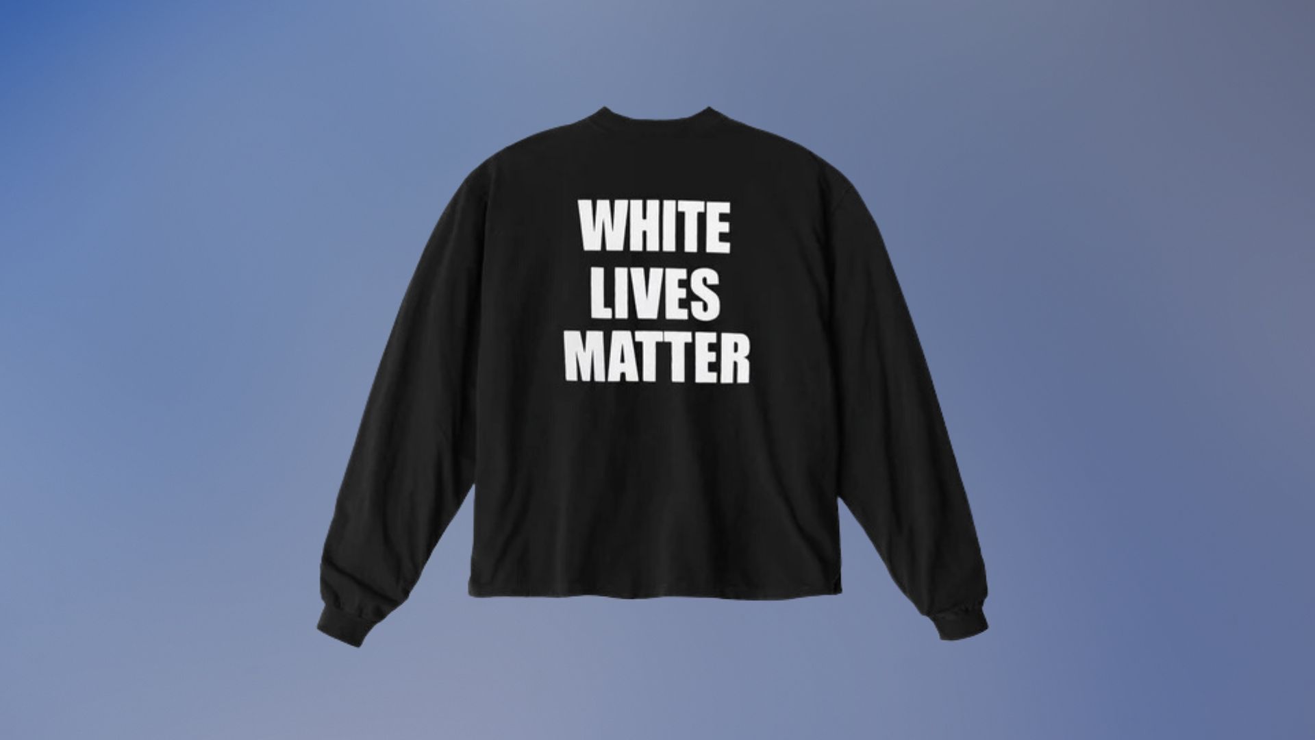 Kanye West&rsquo;s &ldquo;White Lives Matter&rdquo; crewneck is available on the Yeezy website for $20 (Image via Yeezy website)