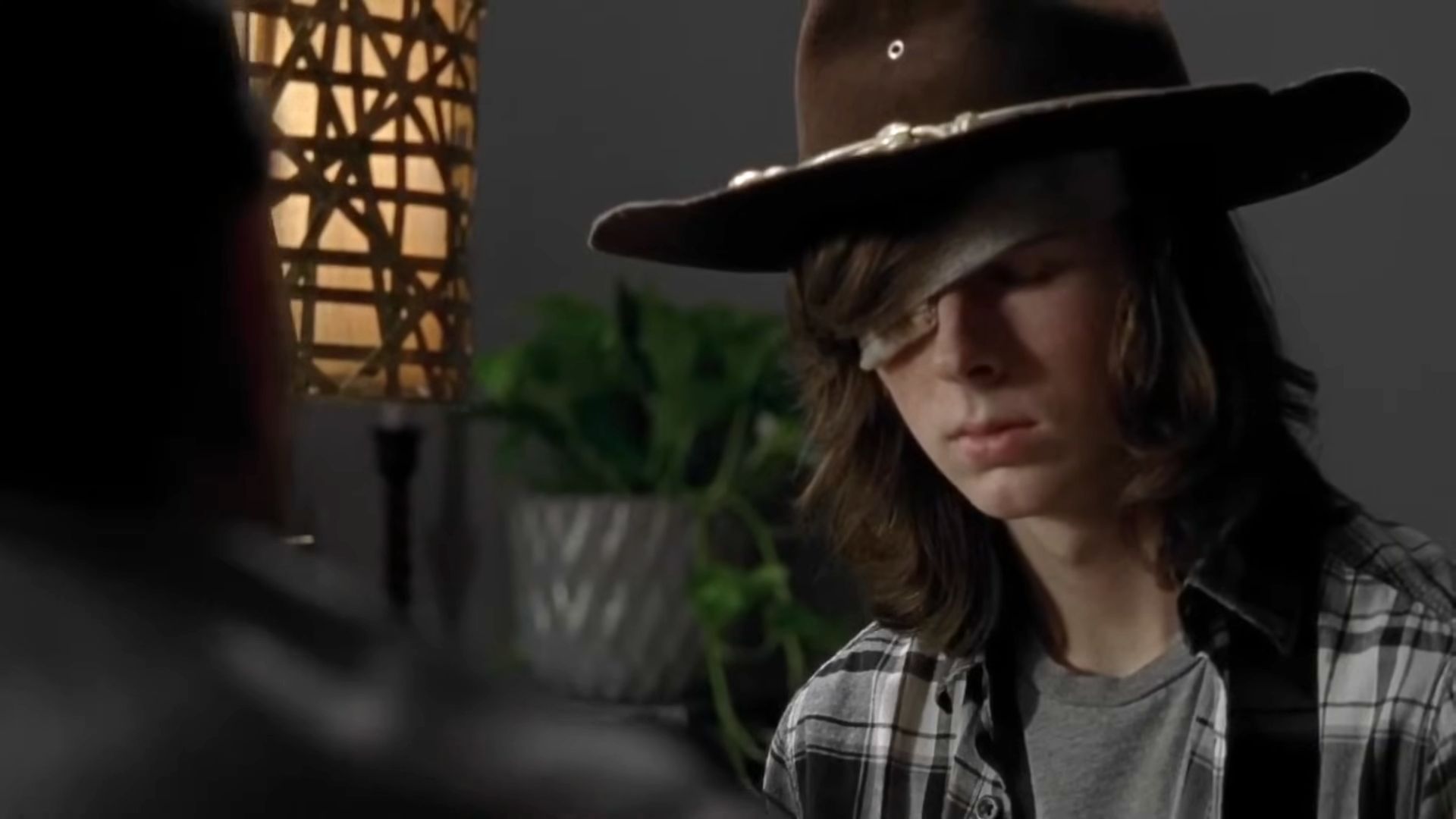 Chandler Riggs in The Walking Dead | Image via AMC Studios