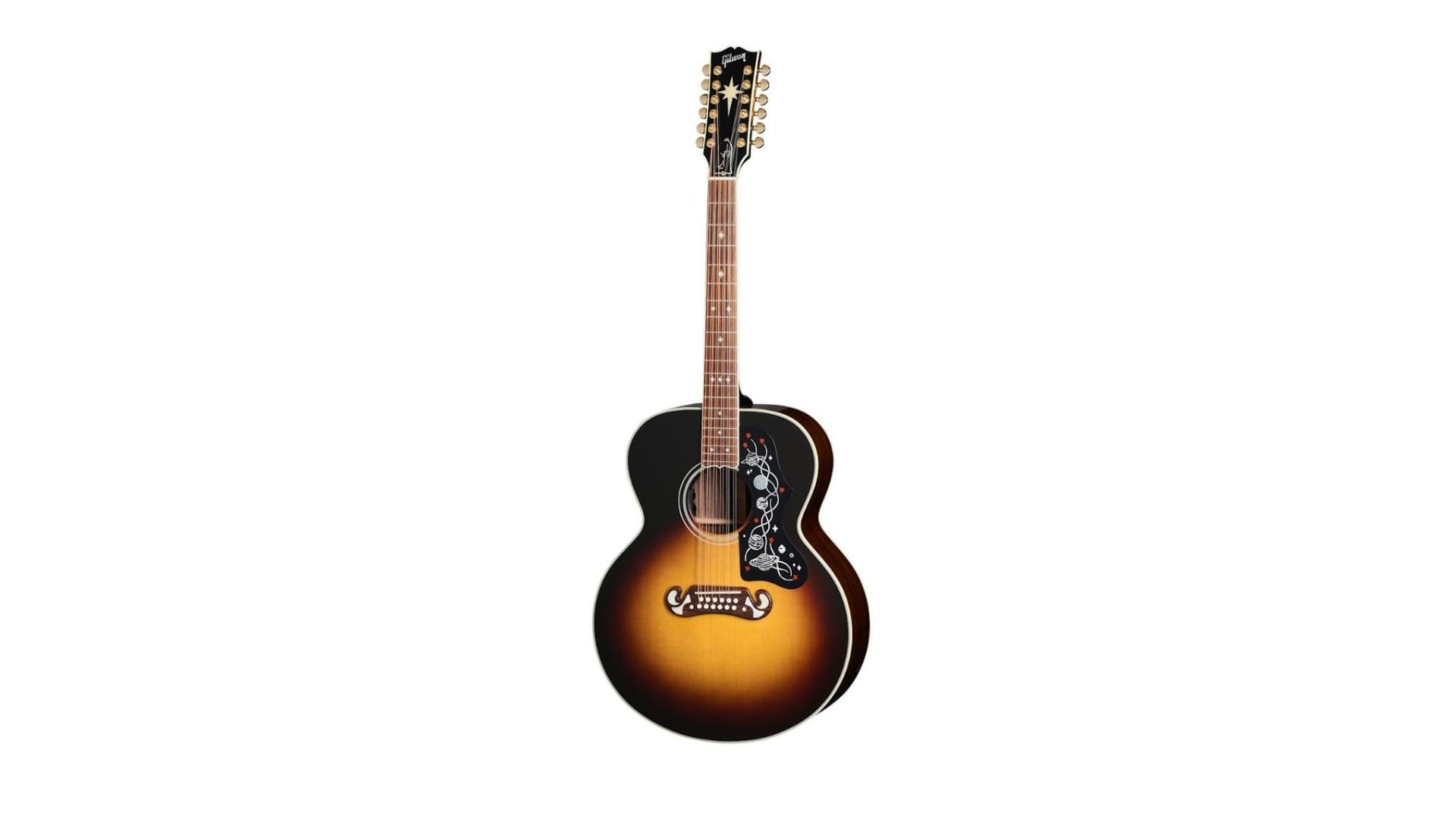 The SJ-200 12-string acoustic guitar (Image via Gibson)