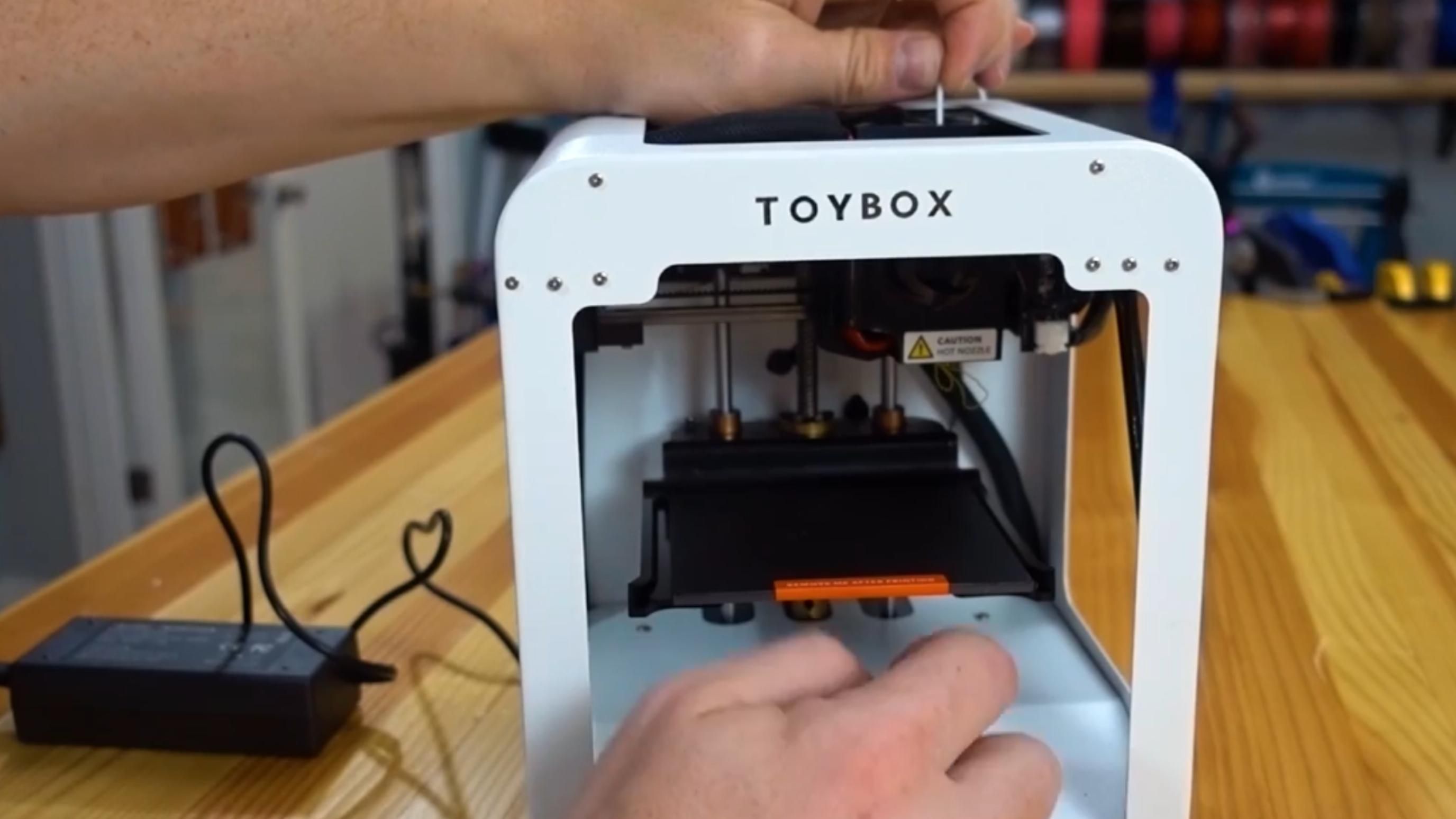 Toybox 3D Printer | Image Source: 3D Printing Nerd via YouTube