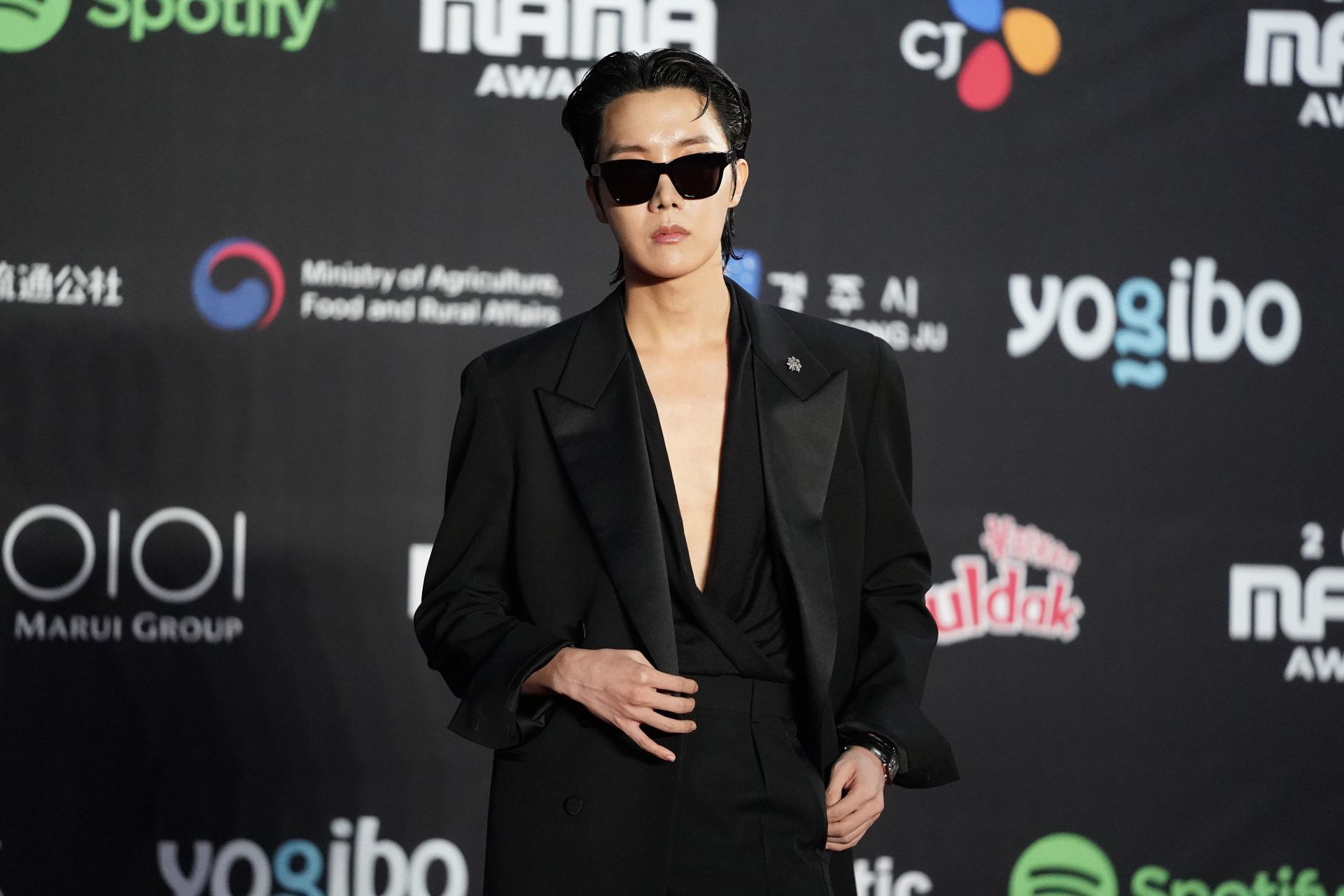 J-Hope and other artists are set to release new music. (Photo by Christopher Jue/Getty Images)