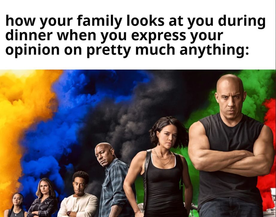 Vin Diesel family memes	